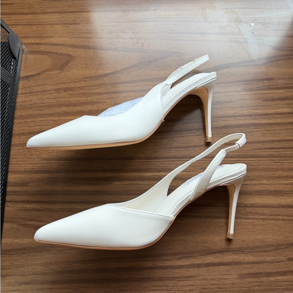 Tony Bianco Peta Milk Capretto Slingback - Picture 6 of 7